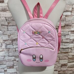Kirby Cute Pink Kids Backpack